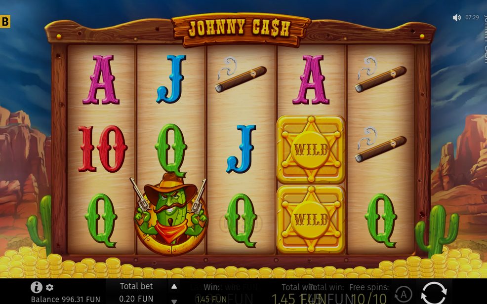 Free Spins där en Sticky Wild stannar kvar på rullen