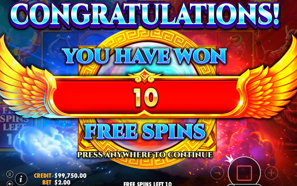 Free Spins med en särskild hjulsats under rundan
