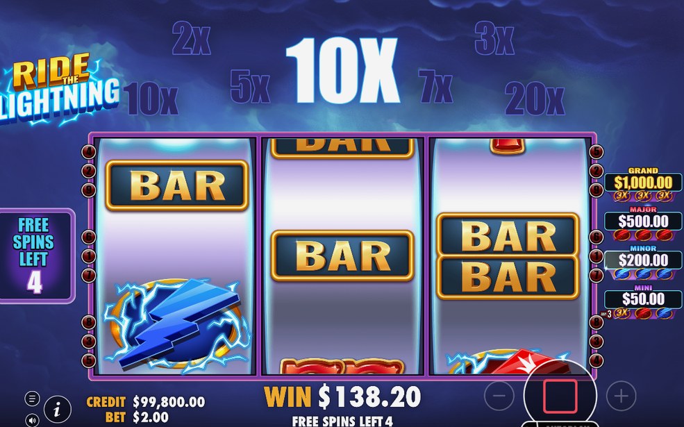 Multiplier i Free Spins räknas på vinsten